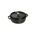 Round Pan 26 cm Black in Cast Iron