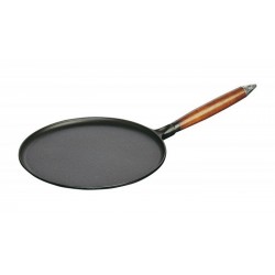 Crepe Pan 28 cm Black in Cast Iron