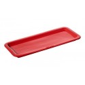 Serving Tray 36 x 14 cm Red in Ceramic