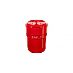 Container 1 l Red in Ceramic