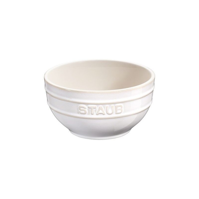 Ivory White Ceramic Mug 12 cm