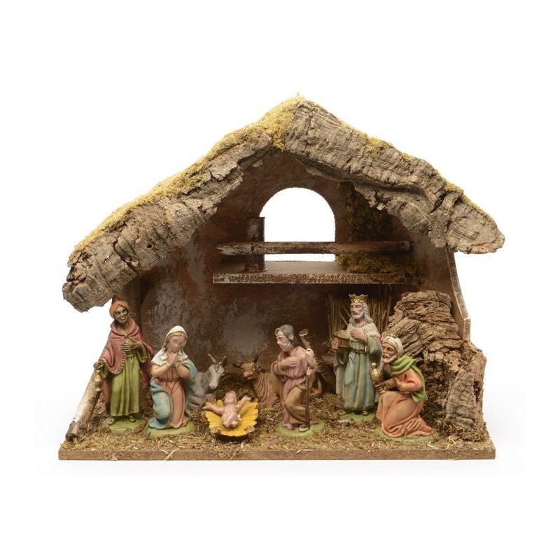 Nativity scene with nativity. 8 Figures