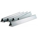 Set of 5 Stainless Steel Flavorizer Bars for Genesis 300 from 2007 to 2011 (Side Shelf Knobs) Weber Ref. 7540