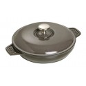 Graphite Gray Cast Iron Pan with Lid 20 cm