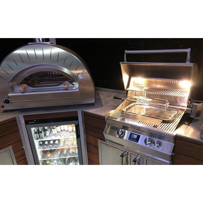 Alfapizza Forno per Pizza DOLCE VITA HYBRID colore Grigio a Gas GPL