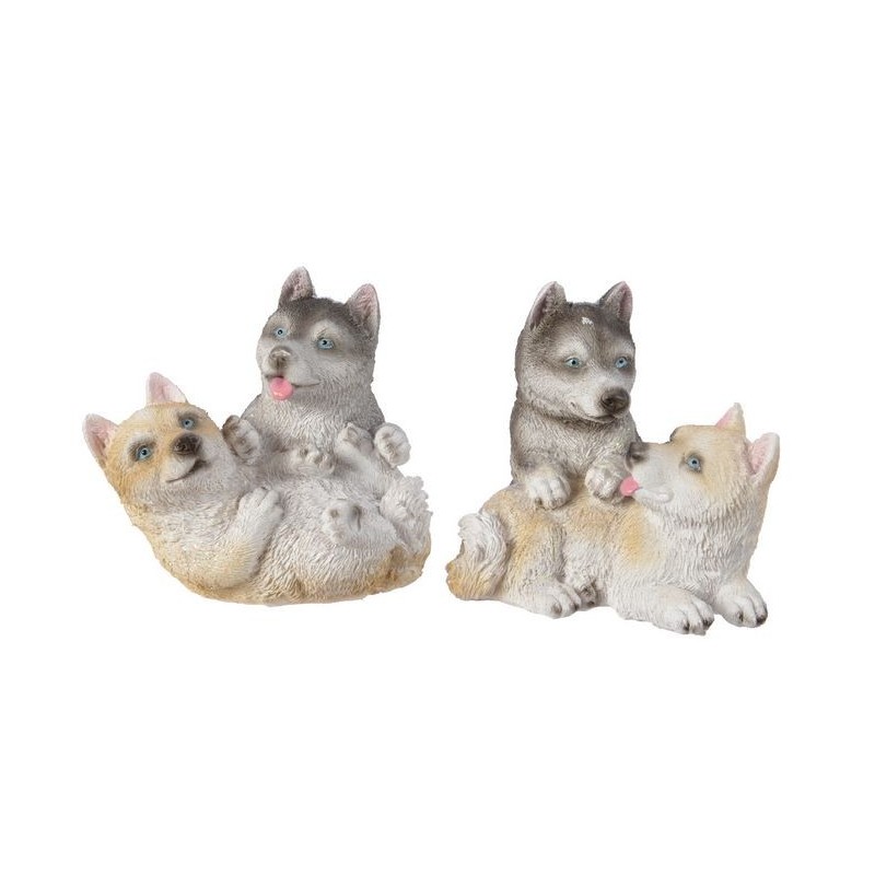Husky Dogs dim 10x10.5x10 cm Single Piece