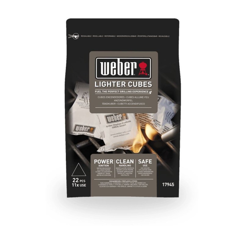 Individually Packaged Fire Lighting Cubes Weber Ref. 17945 Individually Packaged Fire Lighting Cubes Weber Ref. 17945