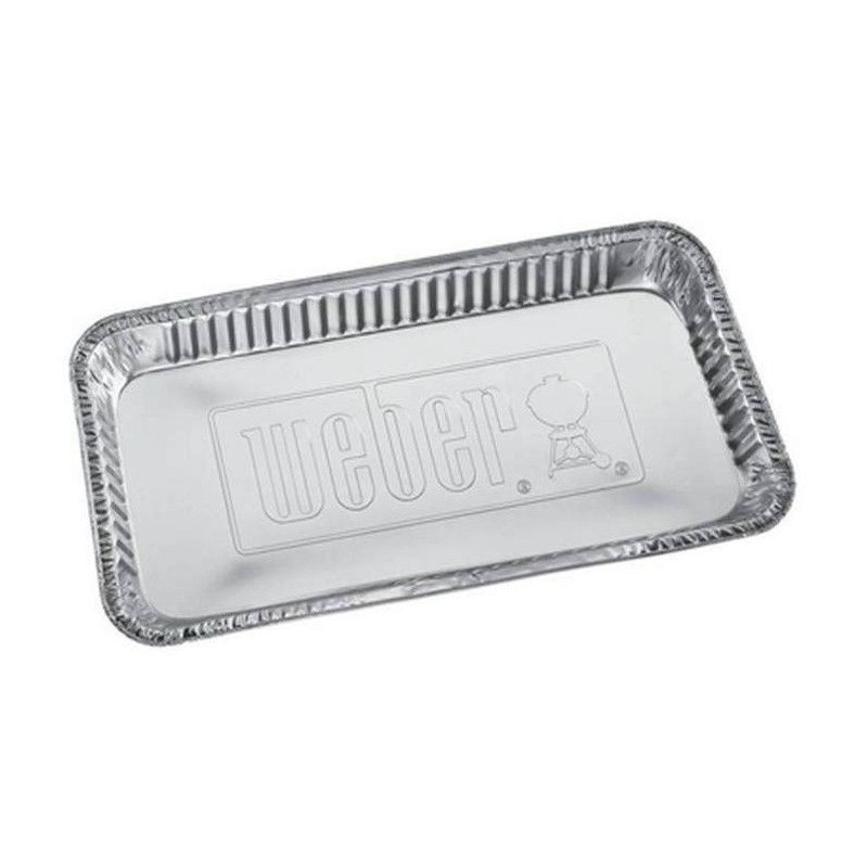 Aluminum trays for Weber charcoal barbecue 57 cm Ref. 6454 Aluminum trays for Weber charcoal barbecue 57 cm Ref. 6454