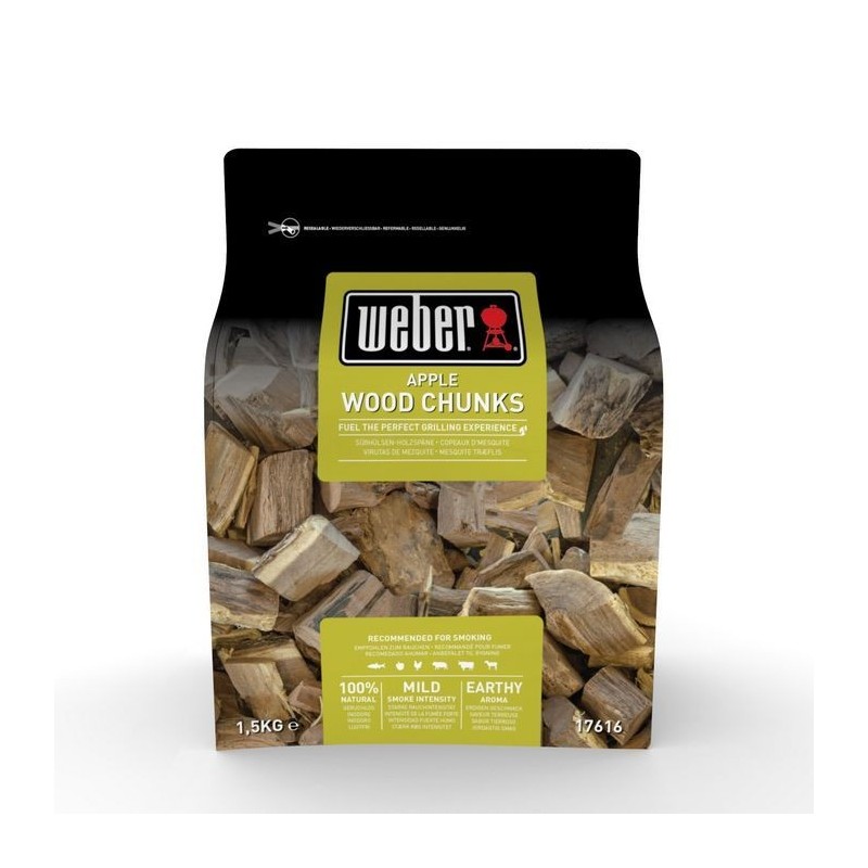 Smoking Wood Chunks - Weber apple tree Ref. 17616