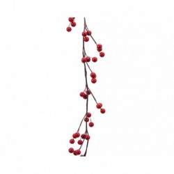 Garland with Red Berries 130 cm