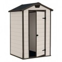Keter Resin Garden Shed MANOR 4x3 Beige PRODUCT WITH DEFECTS