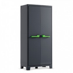 Keter Moby Alto Xl - Waterproof Wardrobe Ipx3 Cert. - Double Handle Color (Green or Grey) - ISTA 6 - 80X44X182H