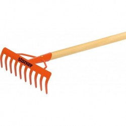 Stocker 10 prong rake with handle