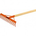 Stocker 12 prong rake with handle
