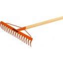 Stocker 16-tooth rake with handle