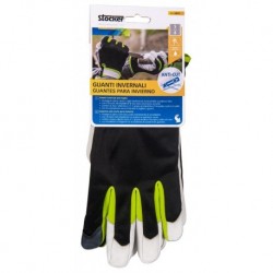 Stocker Cut resistant touch winter gloves, mis. 10/L