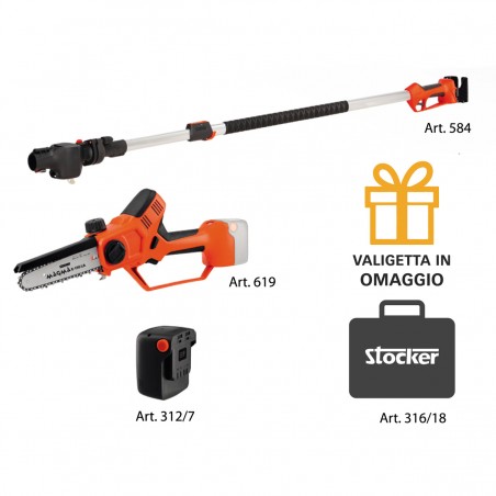 BUNDLE Stocker Kit Power 21 Pruning with Chainsaw Art. 584 + 619 + 312/7 + 316/18