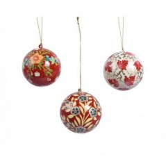 Hand-painted Hanging Christmas Bauble, Single Piece