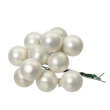Bunch of White Glass Balls