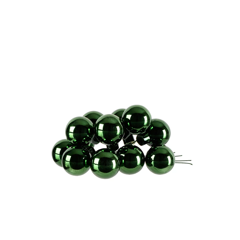 Bunch of Green Glass Balls