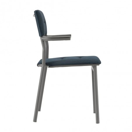 Stackable Chair with Armrests ORON LaFuma LFM5273 Bleu Encre