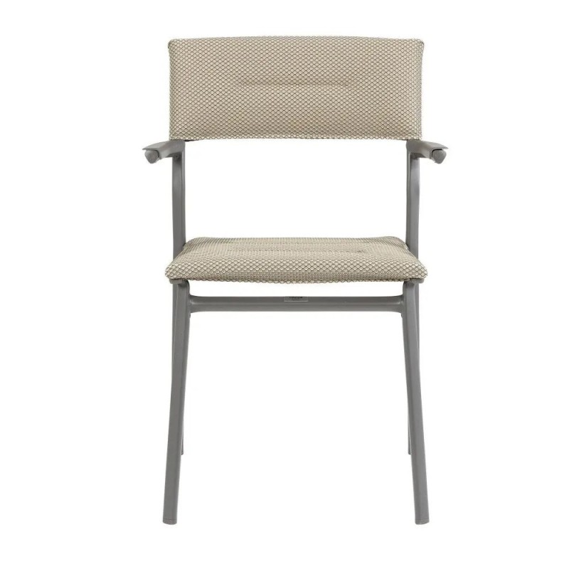 Stackable Chair with Armrests ORON LaFuma LFM5273 Moka