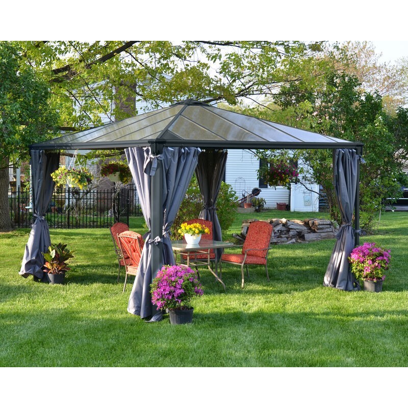 Canopia Set of Curtains for Gazebos Palermo 4X2.2 m