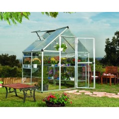 Canopia Hybrid Garden Greenhouse in Polycarbonate 126X185X208 cm Silver