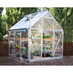 Canopia Hybrid Garden Greenhouse in Polycarbonate 186X185X208 cm Silver