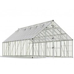 Canopia Balance Hybrid Garden Greenhouse in Polycarbonate 724X304X257 cm Silver