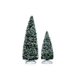Snowy Juniper Tree Medium & Small Set of 2 Ref. 34665