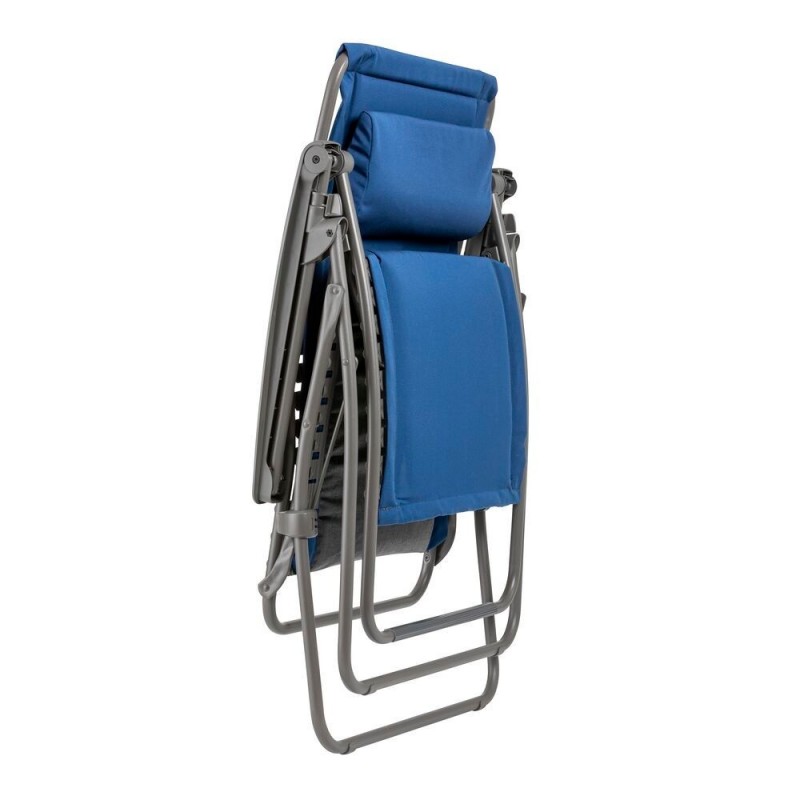 RSX CLIP XL PADDED Padded Relaxation Armchair LaFuma LFM5334 Denim/Titane