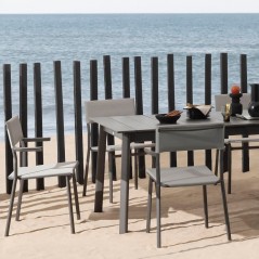 ORON garden table 150x100 cm LaFuma LFM5320 Titane/Titane