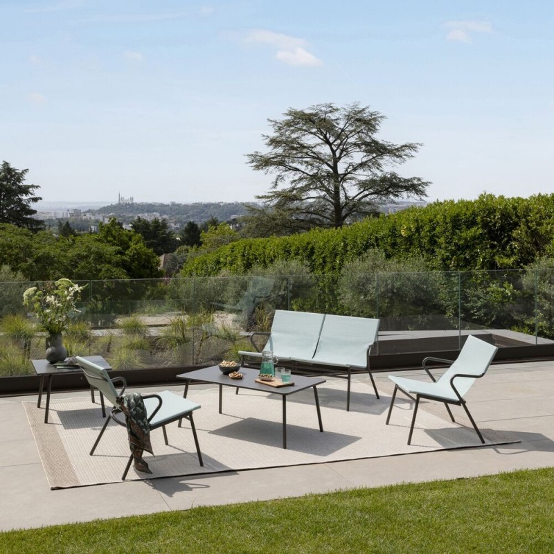 Low padded armchair VENCE LaFuma LFM5274 Mistral/Titane