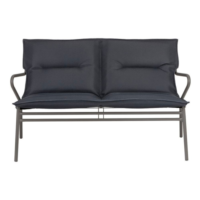 Low padded bench VENCE LaFuma LFM5348 Dark Grey/Titane