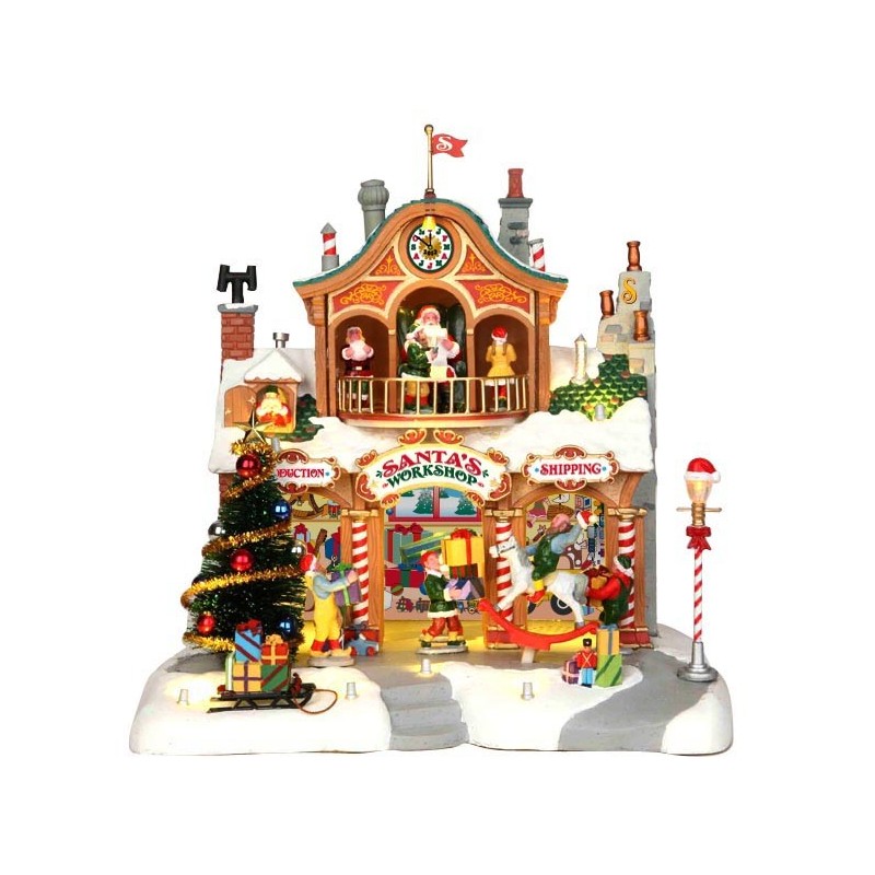 Santa's Workshop with 4.5V Adapter Ref. 35558