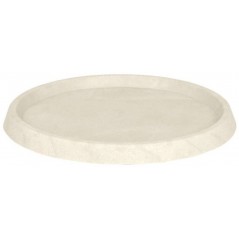 SOTTOVASO CIRCOLARE 32 CM BIANCO PERLA FINE SERIE