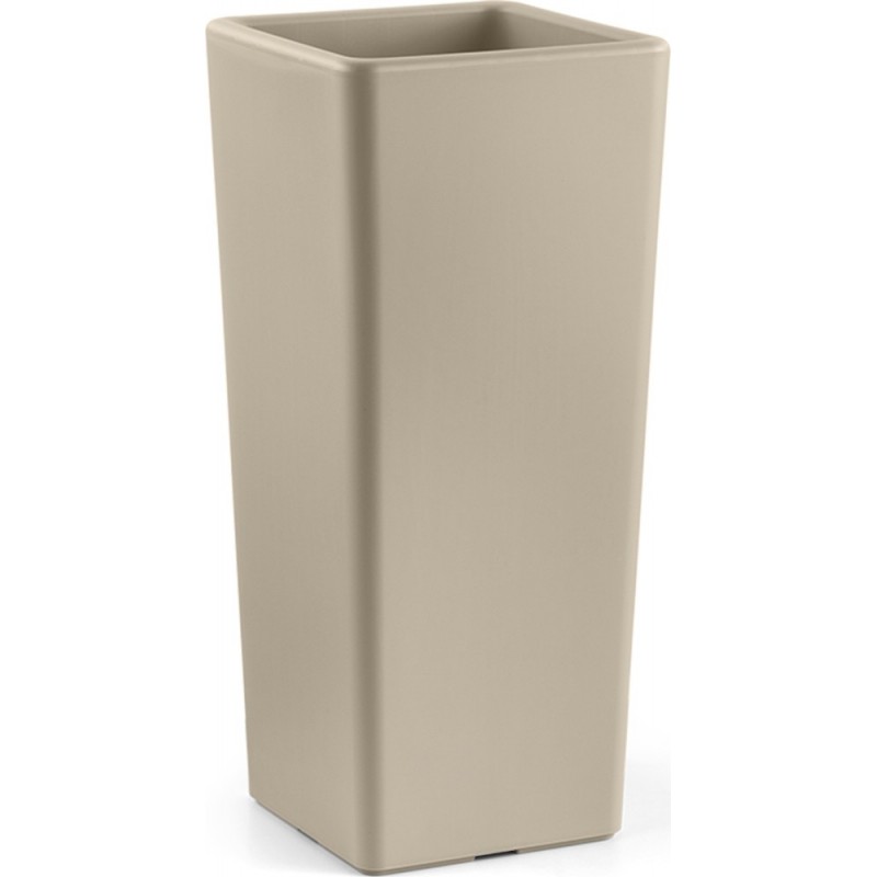 Square Clou vase with cache-pot