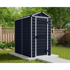 Canopia Skylight Polycarbonate Garden Shed 176X120X203 cm Dark Grey