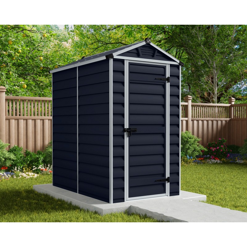 Canopia Skylight Polycarbonate Garden Shed 176X120X203 cm Dark Grey