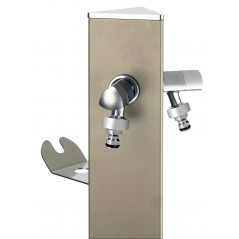 Aquapoint Triangle Underground Garden Column Fountain Dove Grey