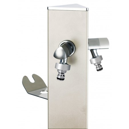 Aquapoint Triangle Underground Garden Column Fountain Ivory 