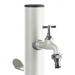 Aquapoint Loop Underground Garden Column Fountain White