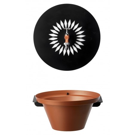 Aquapoint Wall Fountain Daisy Terracotta Garden Fountain