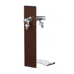 Aquapoint Wall Triangle Bronze Metal Wall Garden Fountain