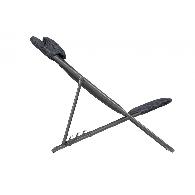 Deck Chair MAXI TRANSAT PLUS BeComfort LaFuma LFM5175 Dark Grey