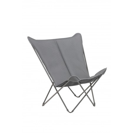 Folding Garden Chair POP UP XL BeComfort LaFuma LFM5183 Silver