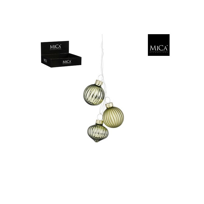 Light Green Glass Ball. Single Piece.