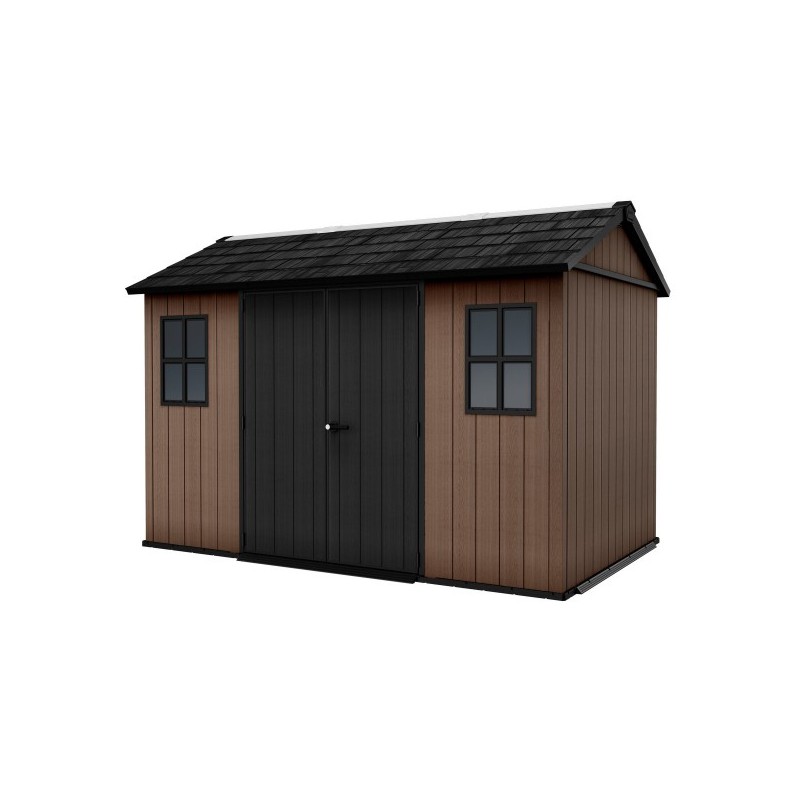 Keter Resin Garden Shed NEWTON PLUS 1175 - Double Choice of Assembly