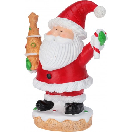Resin Santa Claus 10x14 cm. Single Piece